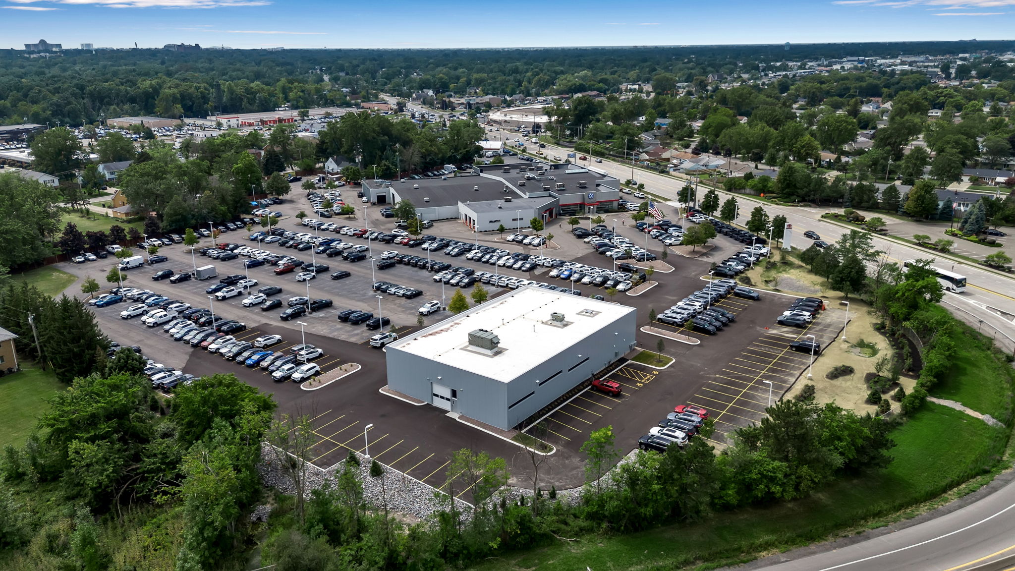 Auto Dealership Roofing roof planning in Greensboro